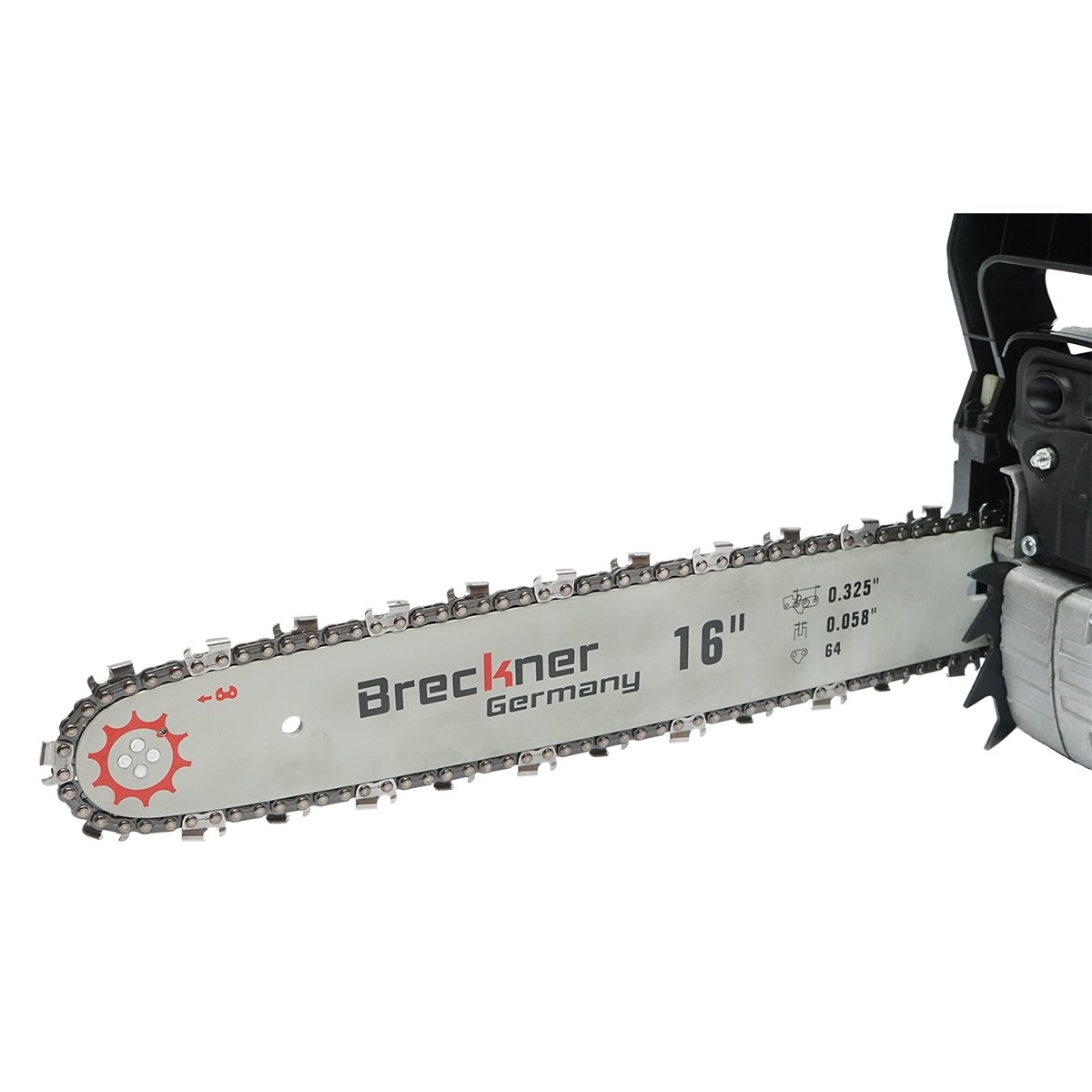 Motoferastrau, drujba 2 timpi, 52cc, 3CP, 8500rpm cu lama 16 inch(40cm) Breckner Germany